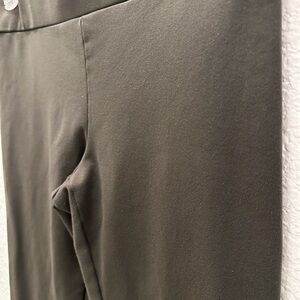 Matty M Dark Green Pull-On Stretch Pants